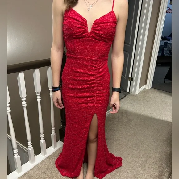 Red Prom Dress - Picture 1 of 5